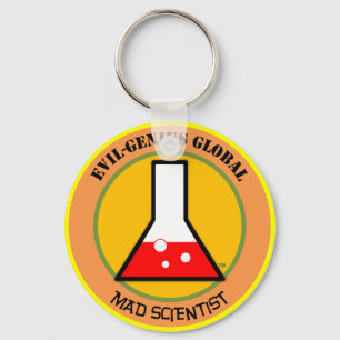 E.G.G. Mad Scientist Keychain