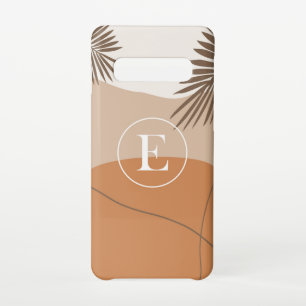 E - Initial Monogram Letter E Abstract Design Samsung Galaxy Case
