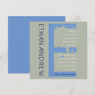 E Invitation du Bat mitzvah de la barre de collect