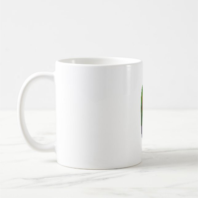 E is for Eclectus Parrot  Coffee Mug (Left)