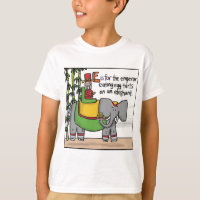 E is for Egg Tarts Kids T-shirt