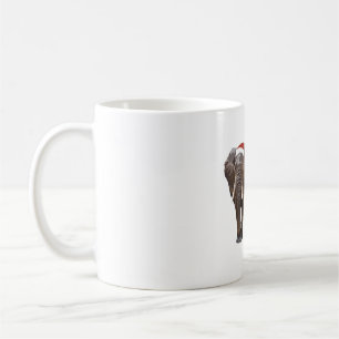 E is for Elephant Christmas   Coffee Mug
