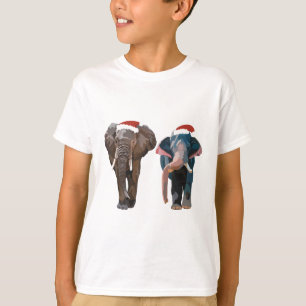 E is for Elephant Christmas T-Shirt