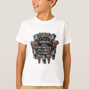 E is for Elephant T-Shirt