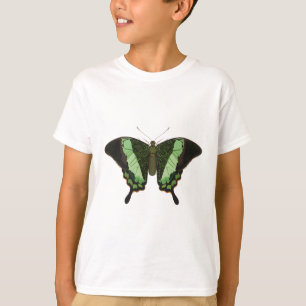 E is for Emerald Swallowtail Moth T-Shirt