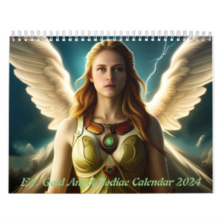 E.J. Gold Angel Calendrier Zodiac 2024