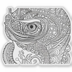 E.J. Gold Chameleon Removable Vinyl