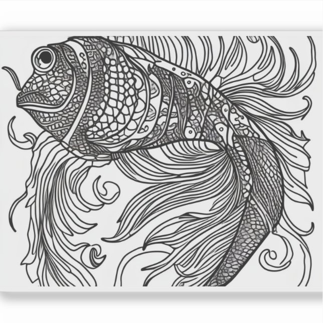 E.J. Gold Fish Removable Vinyl (Front)