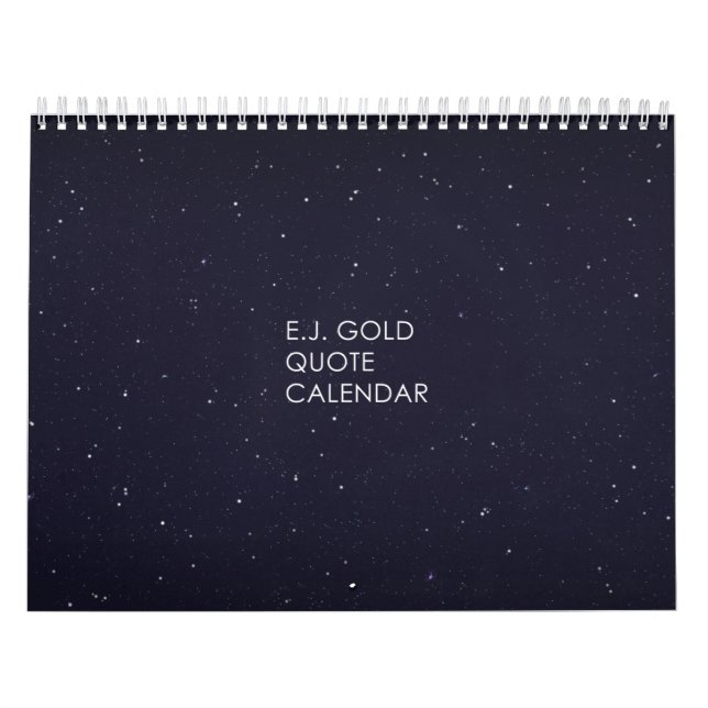 E.J. Gold Quote Calendar (Cover)