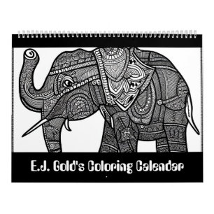 E.J. Gold's Wildlife Colouring Calendar