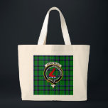 e large tote bag<br><div class="desc">Armstrong official tartan,  badge and motto which translated,  means:  I remain undefeated.</div>