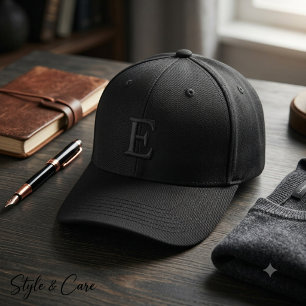 E-Letter Embroidered – Custom Initial Hat