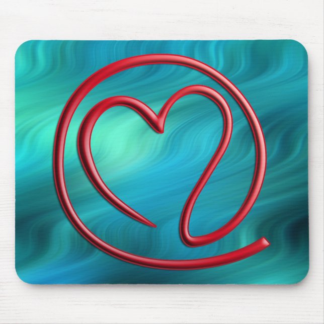 e m a i l 4 y o u | bluegreen waves mouse pad (Front)