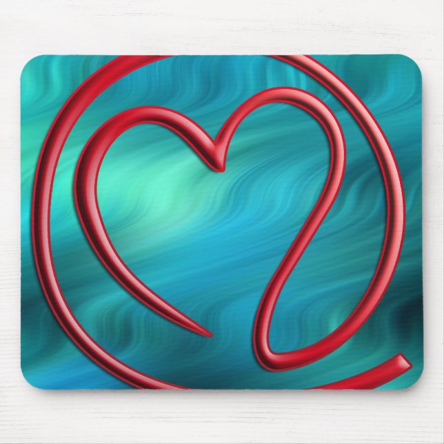 e m a i l 4 y o u | bluegreen waves mouse pad (Front)
