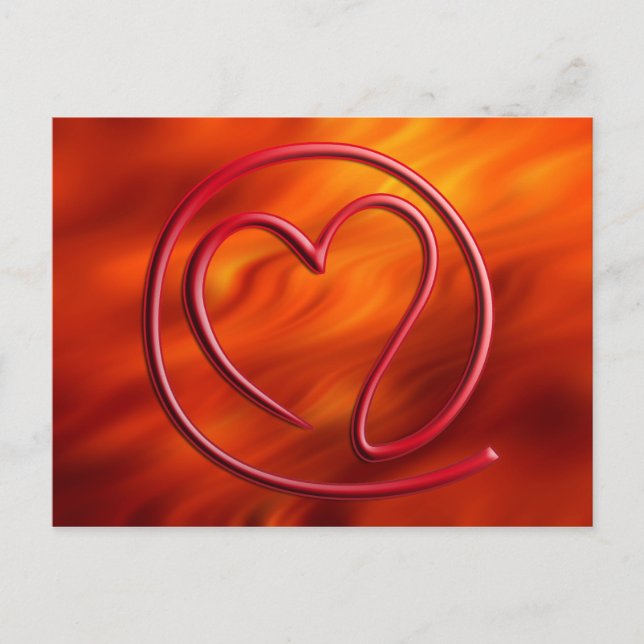 e m a i l 4 y o u | fire red postcard (Front)