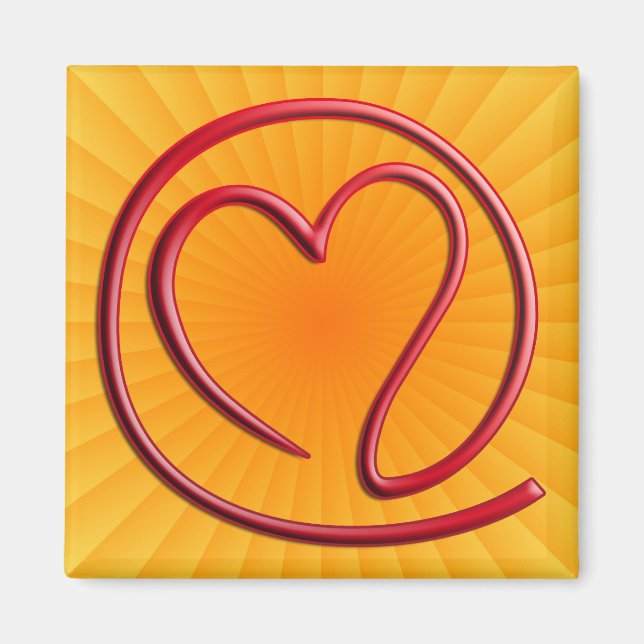 e m a i l 4 y o u | yellow radial magnet (Front)