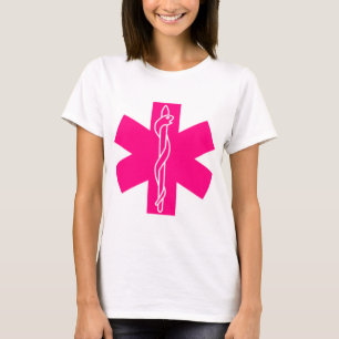 E.M.T. Pink Star Of Life T-Shirt