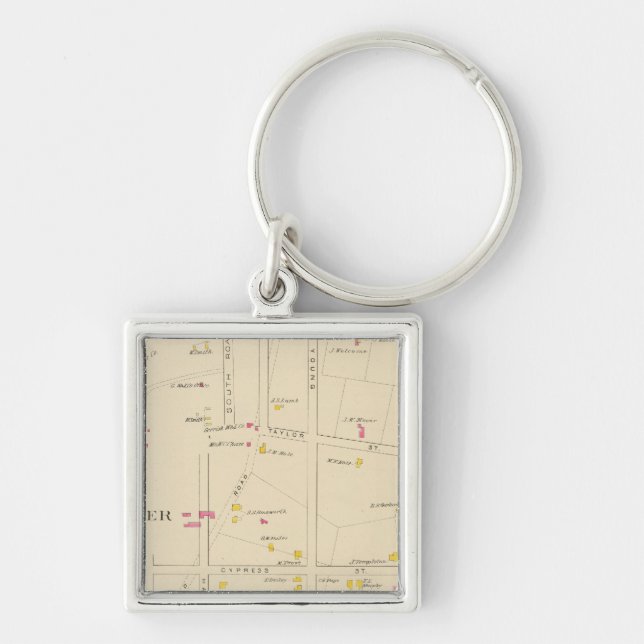 E Manchester, Bakerville, Ward 6 Keychain (Front)