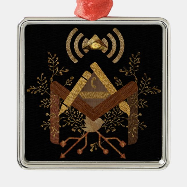 e-Mason 2014 Metal Ornament (Front)