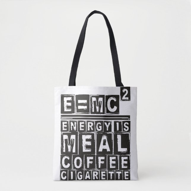 E = mc2 "Einstein equation" - light Tote Bag (Front)