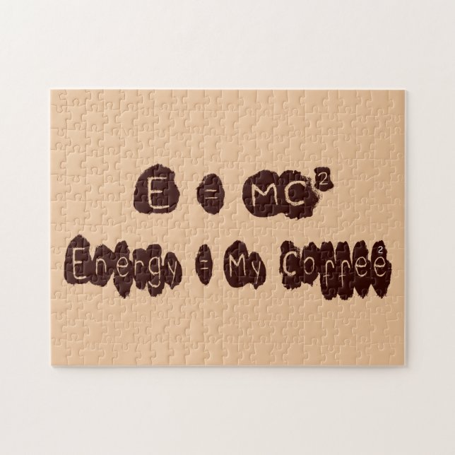 E = MC2 JIGSAW PUZZLE (Horizontal)
