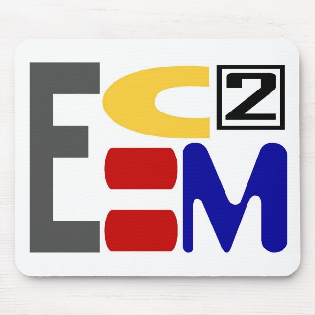 E=MC2 MOUSE PAD (Front)