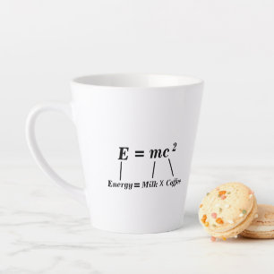 E=mc2 science physics energy Einstein funny Coffee Latte Mug