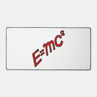 E = mc² – Genius Mode On Desk Mat