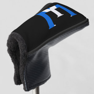 E Monogram overlaid on Scottish Flag pccn Golf Head Cover