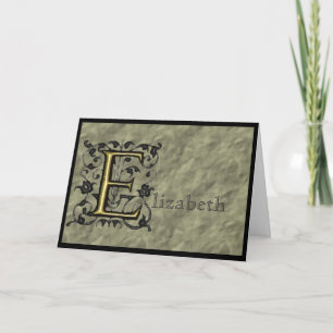 E - Monogramme Vintage incorporé