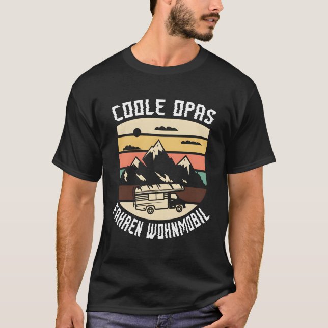 E Opas Fahren Wohnmobil Fã¼R Einen Camper Camg T-Shirt (Front)