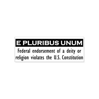E PLURIBUS UNUM Stamp - Black/Medium
