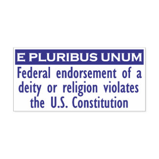 E PLURIBUS UNUM Stamp - Purple/XL