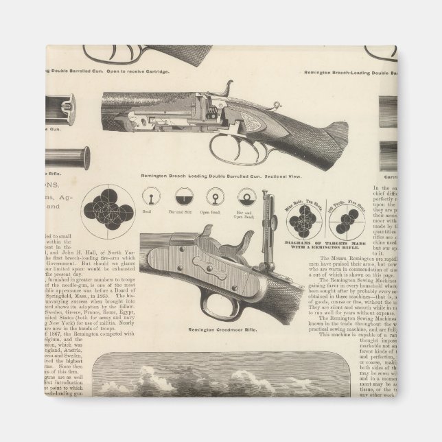 E Remington and Sons Magnet (Front)