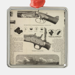 E Remington and Sons Metal Ornament