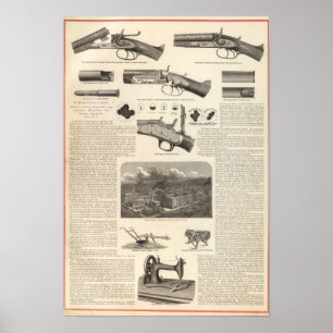 E Remington and Sons Poster
