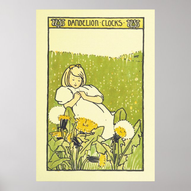 E.  Richardson Vintage Poster cute girl (Front)