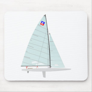 E-scow Racing Sailboat onedesign Class Mouse Pad