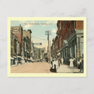 E. State St., Trenton, New Jersey Vintage Postcard
