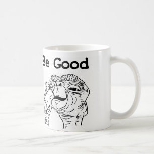 E.T. SOYEZ BON blanc tasse blanche classique de 11