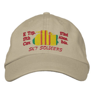 E Troop 17th Cav. M113 Track Embroidered Hat