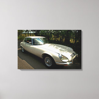 E-Type Jaguar Canvas Print
