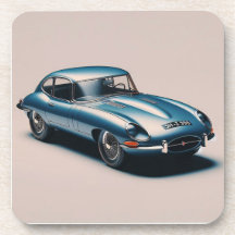 E-type Jaguar Coupe (Blue)