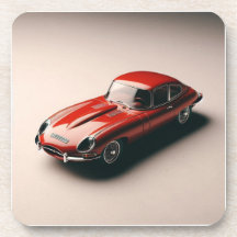 E-type Jaguar Coupe (Red)