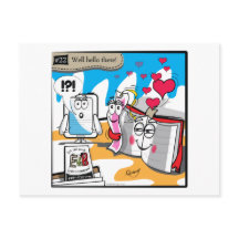 E Versus B - No.22 "Well hello there" Postcard