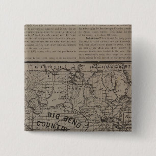 E Washington, N Idaho 2 Inch Square Button