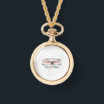 E Watch-Our First Xmas Together Mr& Mrs Watch<br><div class="desc">Add a touch of vintage charm with this elegant gold pocket watch and matching necklace watch. Perfectly coordinated for couples or collectors, this timeless design blends sophistication and style. The warm gold tone makes it ideal for anniversaries, weddings, or Christmas gifts. A meaningful keepsake for someone who treasures classic elegance...</div>
