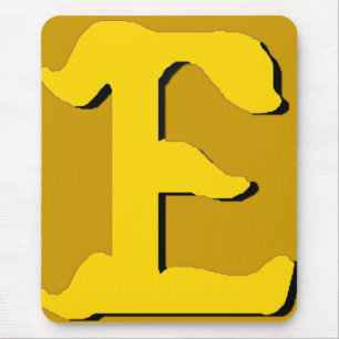 E (Yellow) Mousepad