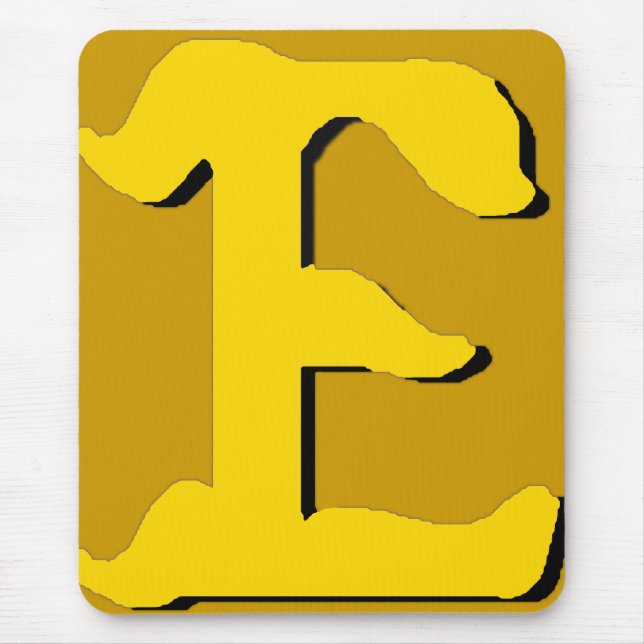 E (Yellow) Mousepad (Front)