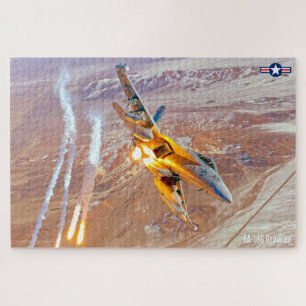 EA-18G GROWLER (20x30 INCH) Jigsaw Puzzle